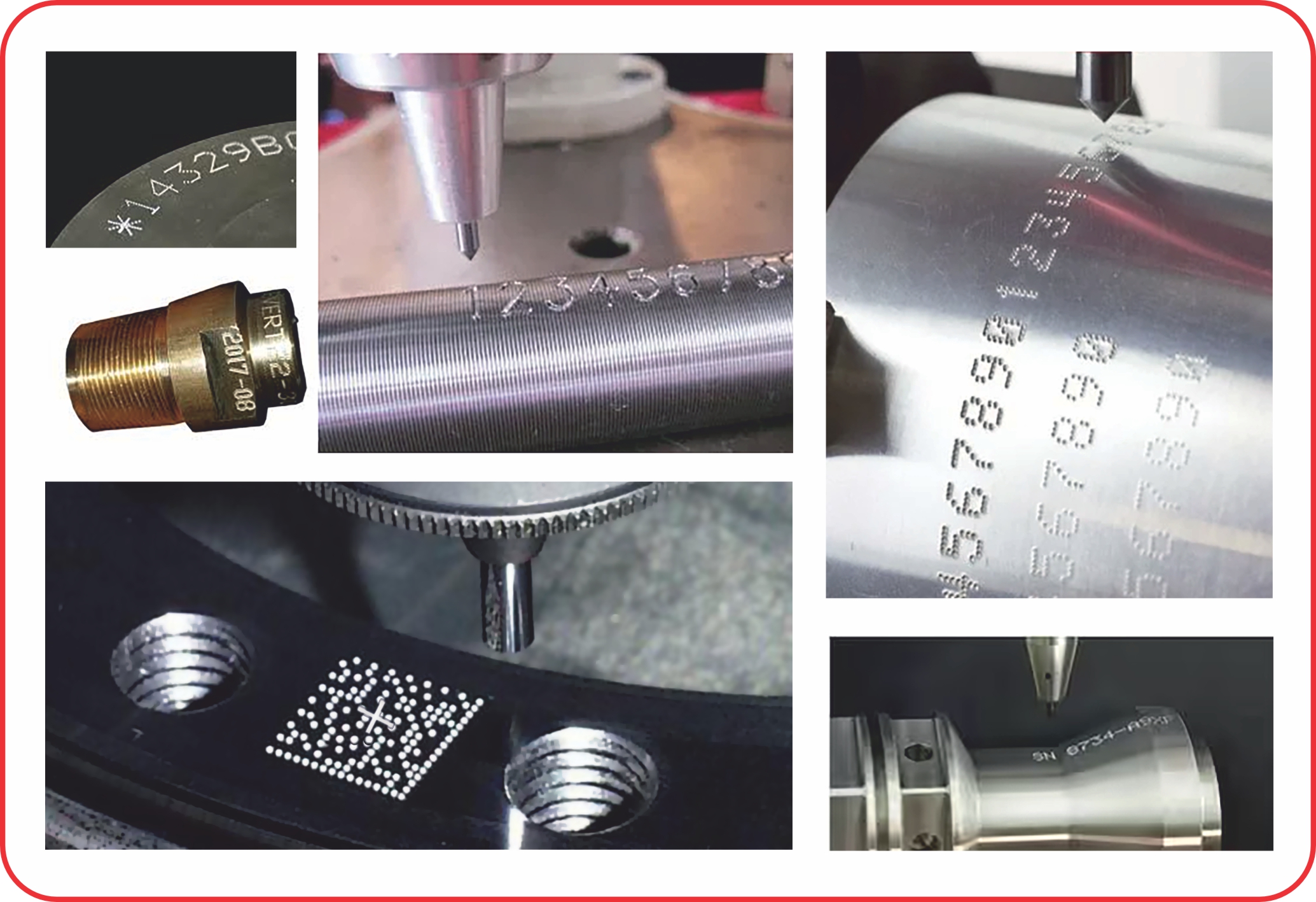 ULS 100 Benchtop Dot Peen System (Stepper) Sample